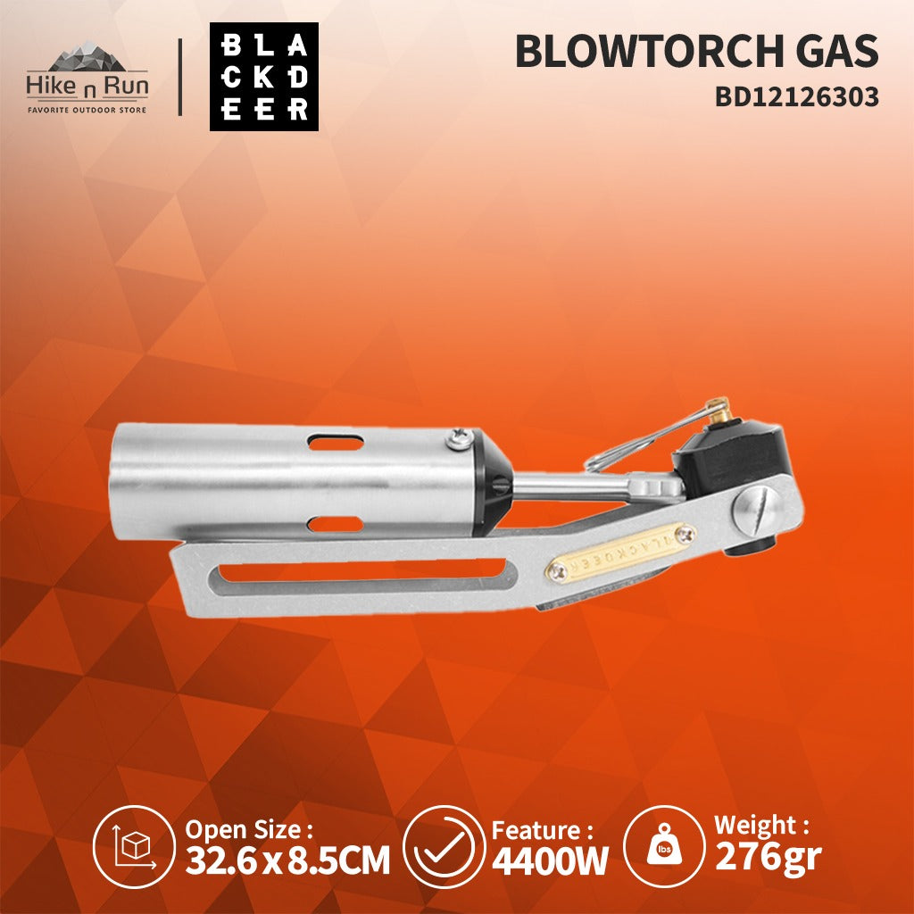 BLOW TORCH GAS BUTANE BLACKDEER BD12126303 PEMATIK API PORTABLE