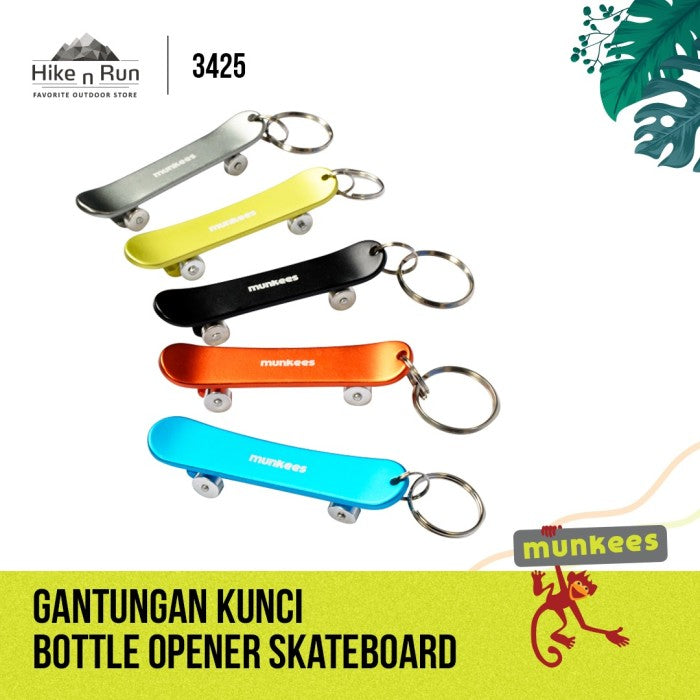 Gantungan Kunci Munkees Bottle Opener Skateboard 3425