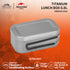 Kotak Makan Ultralight Naturehike CNH22CJ010 Titanium Lunch Box