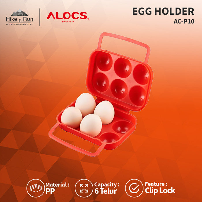 Tempat Penyimpanan Telur Alocs AC-P10 Egg Box Egg Holder