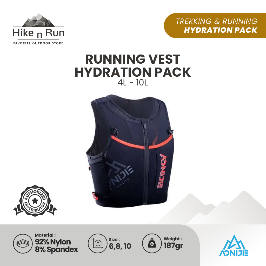 Rompi Lari Aonijie C9106 Running Vest Hydration Pack 4-10L