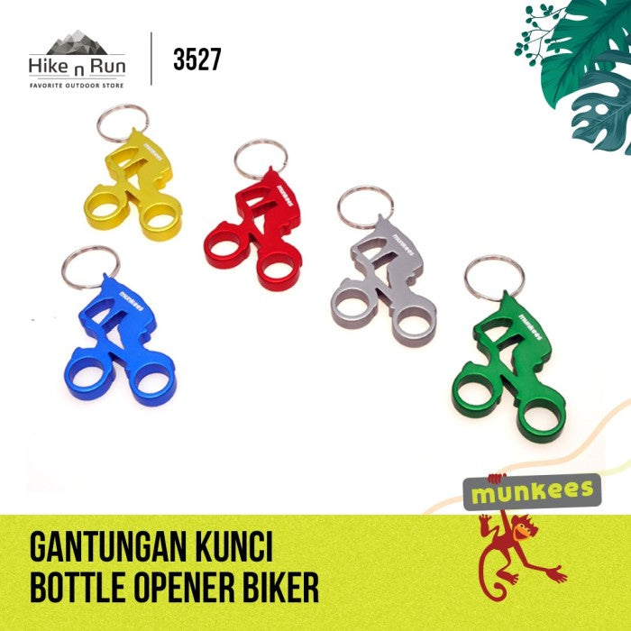 Gantungan Kunci Munkees Bottle Opener Biker 3527