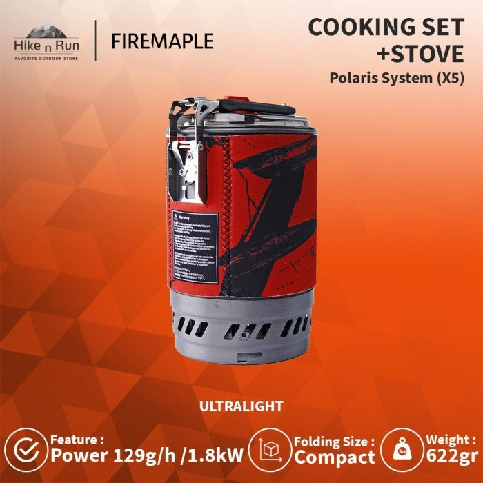 Firemaple Cooking Set Nesting Polaris Stove X5