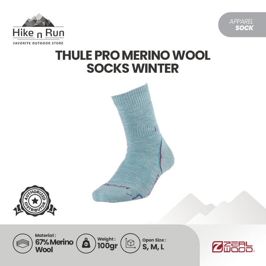 Kaos Kaki Hangat Merino Wool Zealwood Thule Pro Winter Socks