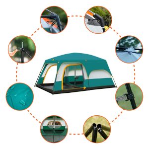 Tenda Camping Chanodug FX-24003 FX-2028 Tenda Camping Family 4P