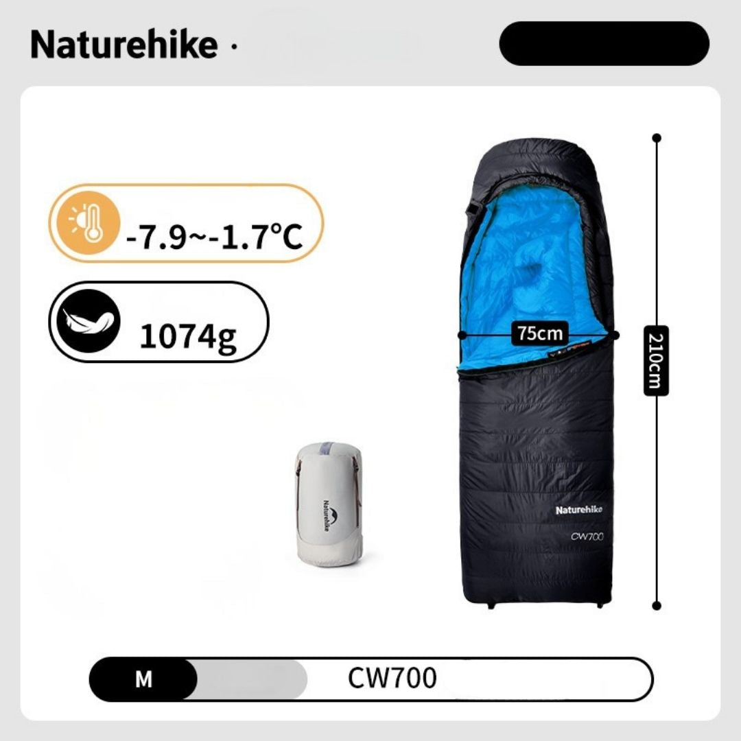 Naturehike Ultralight Sleeping Bag CW400 CW700 Goose Down NH18C400-D