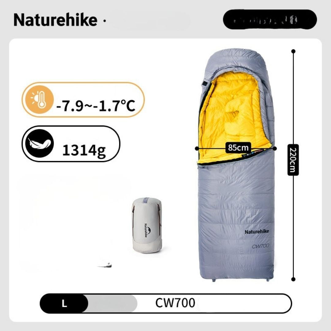 Naturehike Ultralight Sleeping Bag CW400 CW700 Goose Down NH18C400-D