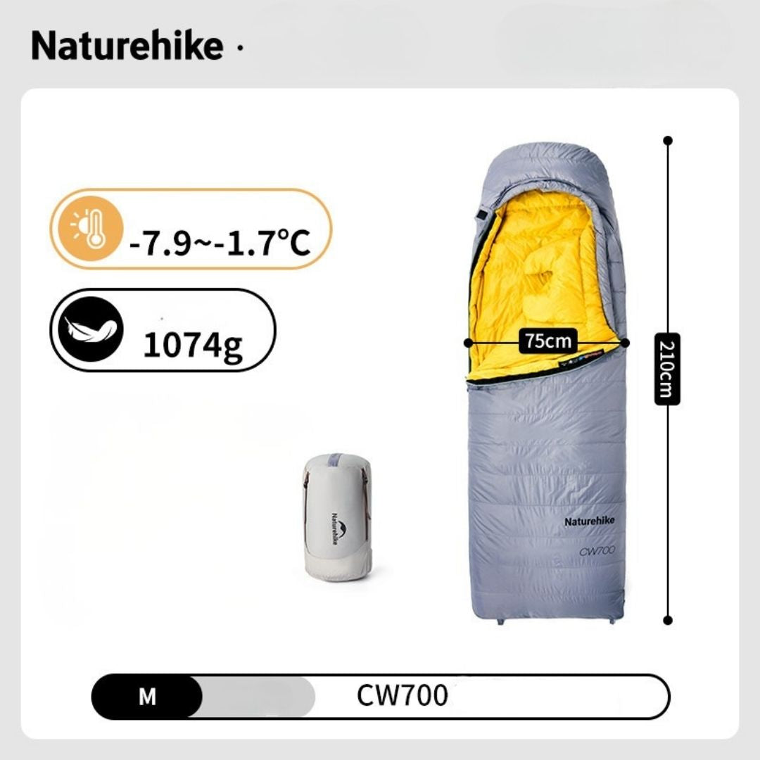 Naturehike Ultralight Sleeping Bag CW400 CW700 Goose Down NH18C400-D