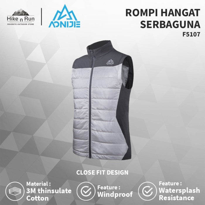 Rompi Hangat Serbaguna Aonijie F5107 Sport Running Warm Vest