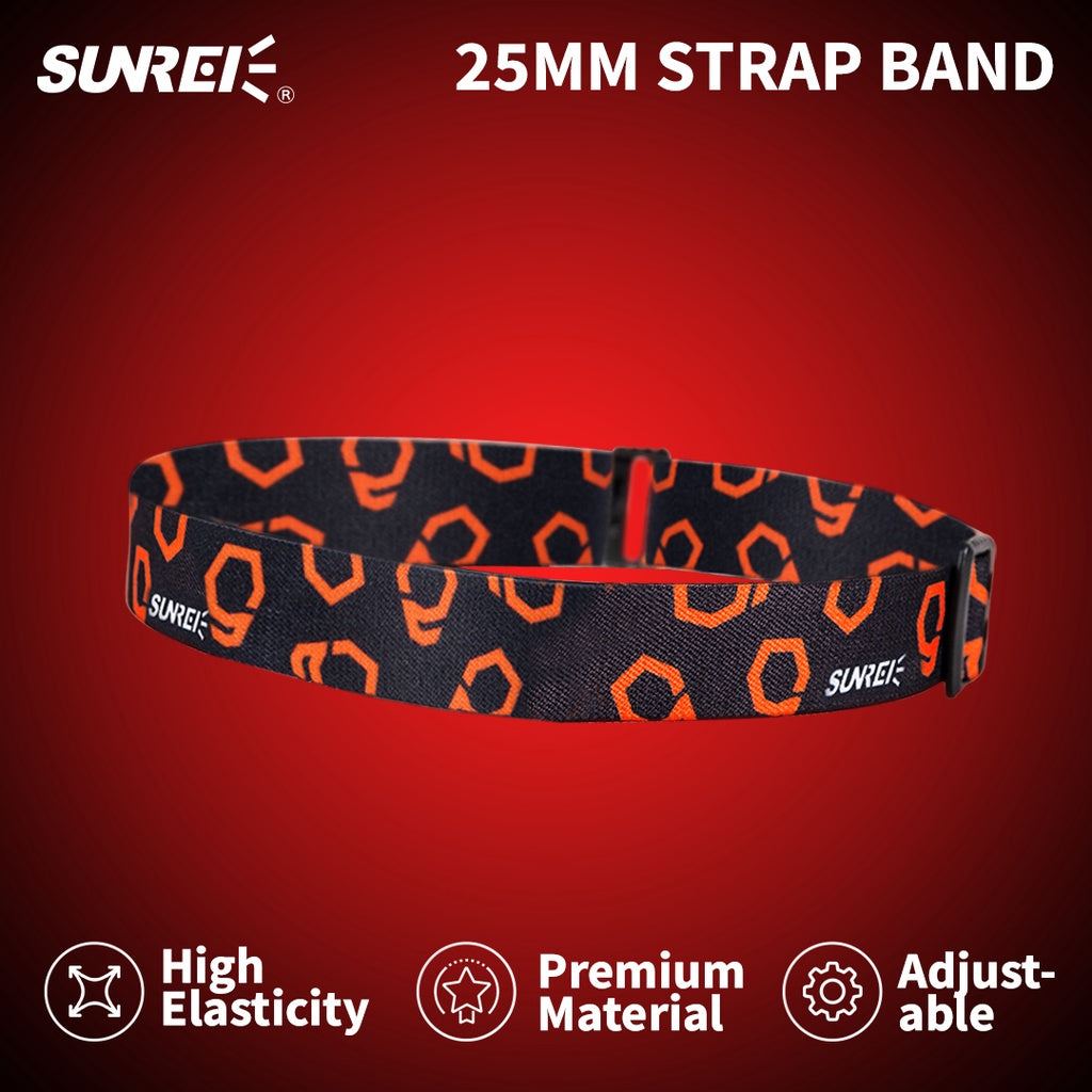 Strap Headlamp Sunrei Senter Kepala Tali Elastis Adjustable Nylon