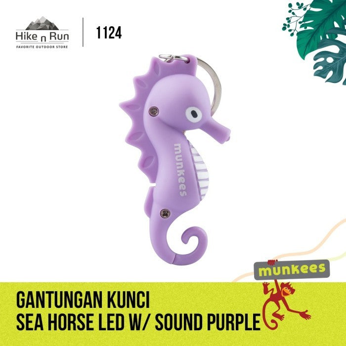 Gantungan Kunci Munkees 1124-1126 LED Sea Horse Sound