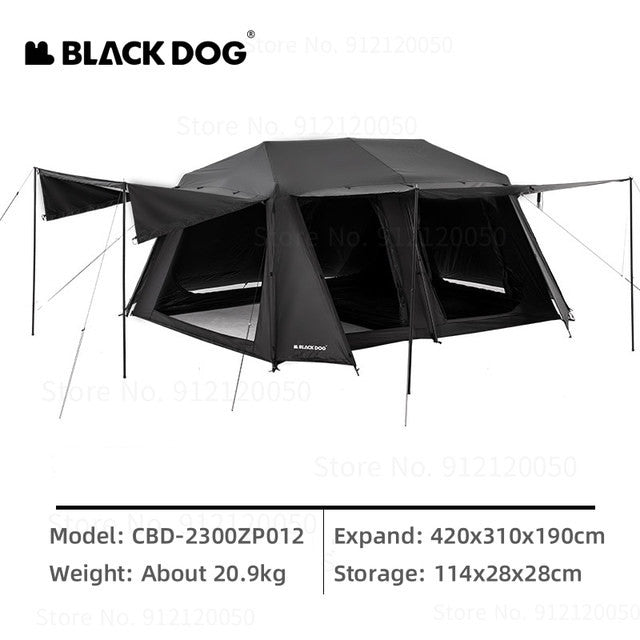 Tenda Otomatis Blackdog CBD2300ZP012 2 Room & 4 Hall Automatic Tent