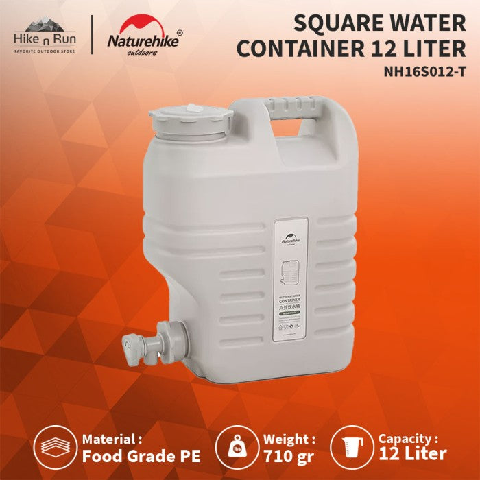 Galon Air Naturehike NH16S012-T 12L 18L 24L Square Water Container