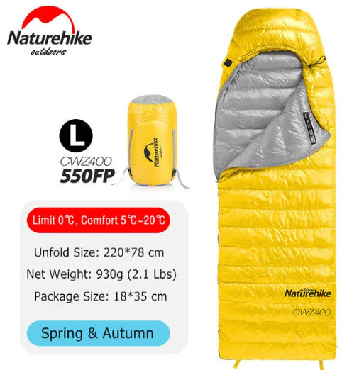 Kantong Tidur Naturehike SB CW400 Goose Down NH18C400-D