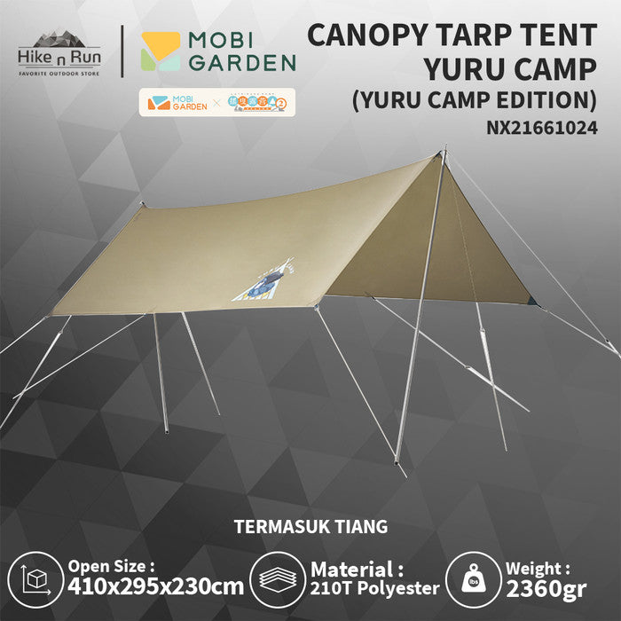 Tenda Kanopi Mobi Garden NX21661024 Yuru Camp Canopy Tarp Tent– Hike n Run