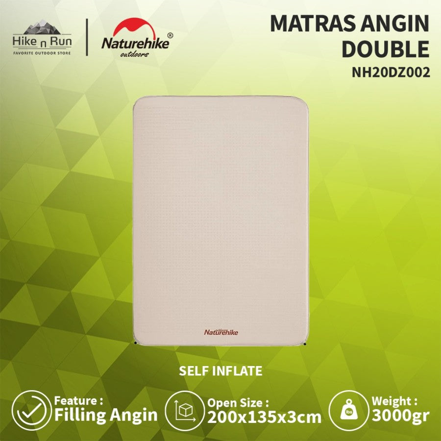 Matras Angin Naturehike NH20DZ002 Single / Double Self Inflate Mattress