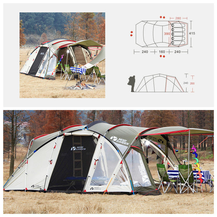 PRE ORDER! Tenda Glamping Mobi Garden NX21561026 4-5p LVJU Sojourn Tent Oxford
