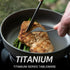 Set Alat Makan Naturehike TZD11 NH19T011-D Titanium Cutlery 3 in 1