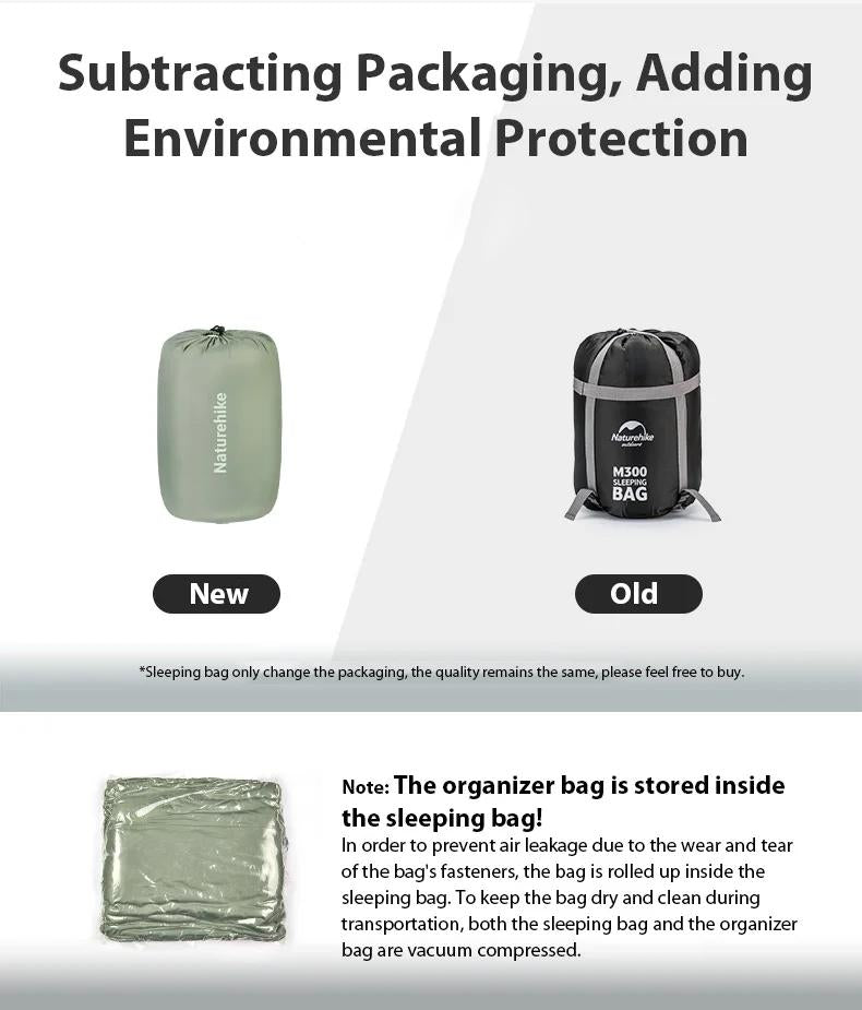 Naturehike Sleeping Bag M180/M300/M400 CNK2350WS023