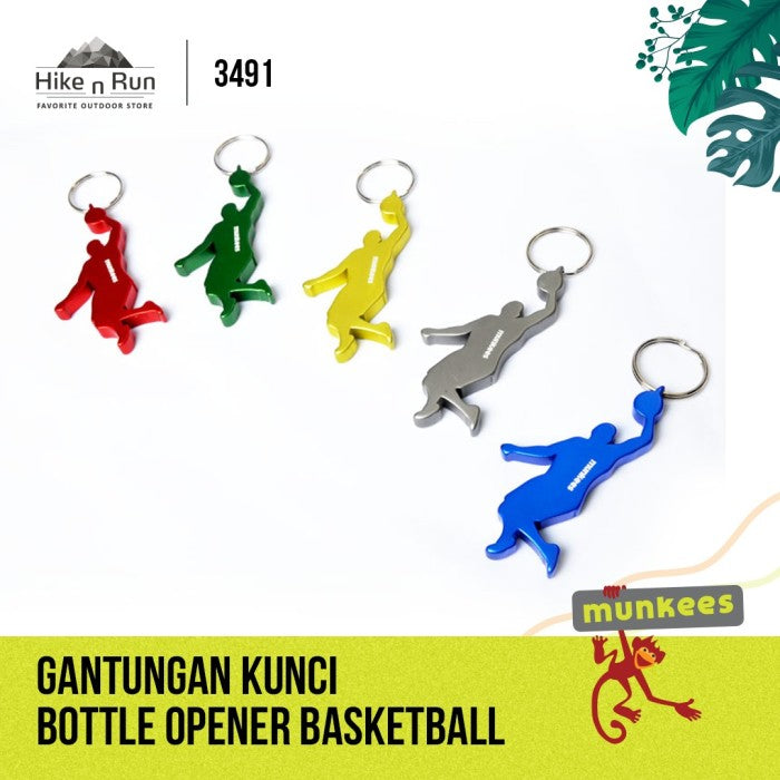 Gantungan Kunci Munkees Bottle Opener Basketball Player 3491