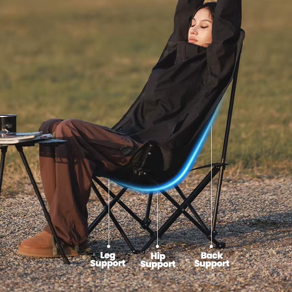 Blackdog Kursi Lipat High Back CBD2550JJ044 Floating Moon Portable Camping Folding Chair