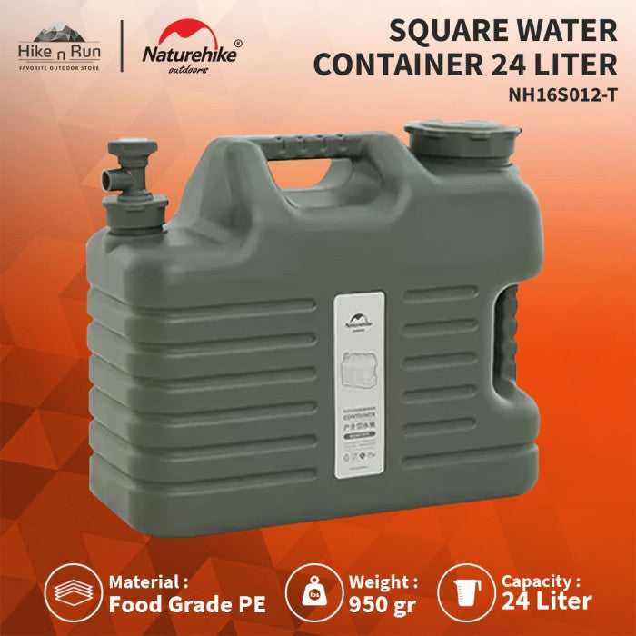 Galon Air Naturehike NH16S012-T 12L 18L 24L Square Water Container