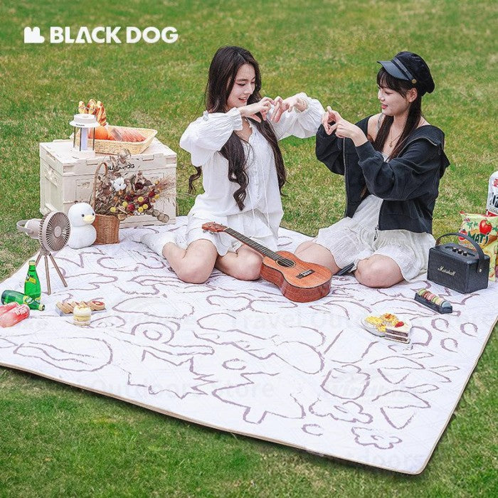 Matras Piknik Motif Ultrasonic Black Dog CBD2450WS013 Camping Piknik Mattress