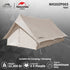 BUNDLING Tenda Naturehike NH20ZP003 Tent Tarp Extend 5.6 cotton + NH Mat of Tent Extend 5.6