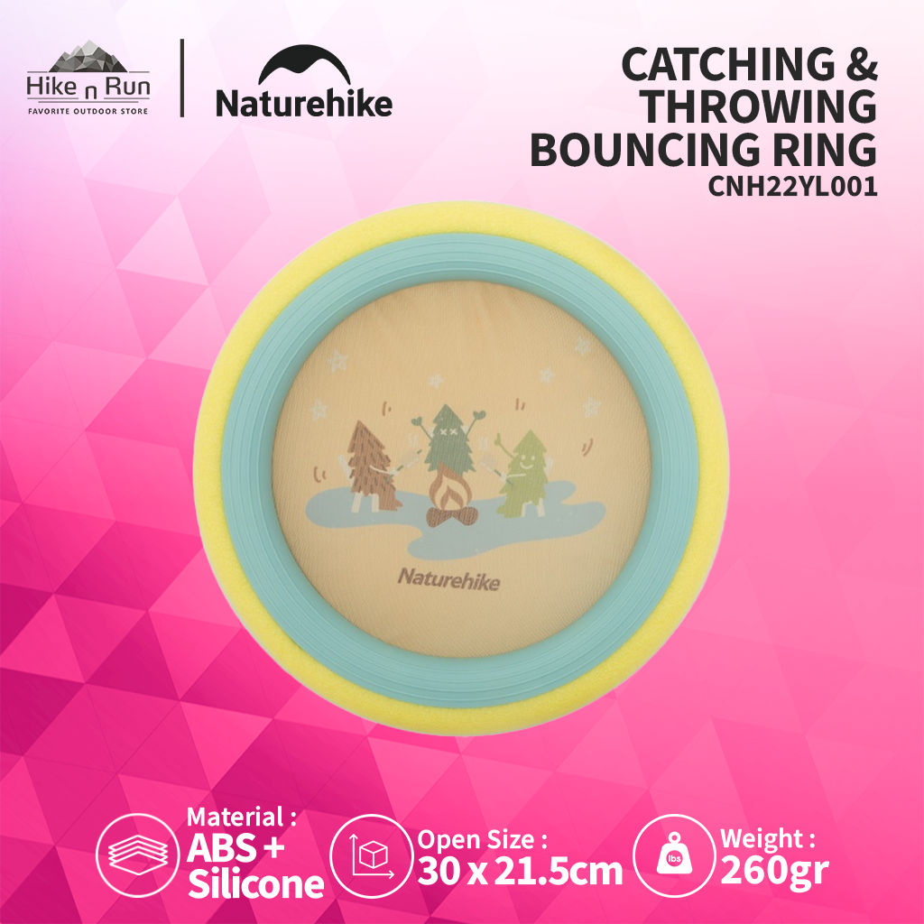 MAINAN OUTDOOR PIRINGAN BOUCING DISC NATUREHIKE CNH22YL001 CATCHING & THROWING BOUNCING RING