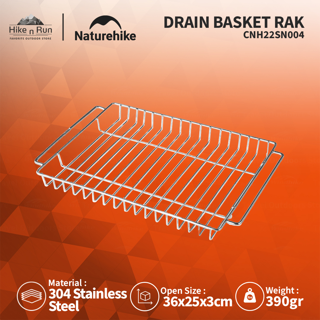 RAK PIRING CAMPING NATUREHIKE CNH22SN004 DRAIN BASKET RACK