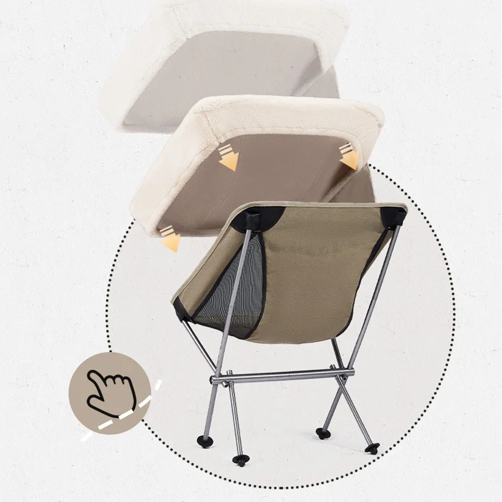 COVER MOONCHAIR CAMPING NATUREHIKE PNH22PJ153 WARM COVER FOLDING CHAIR