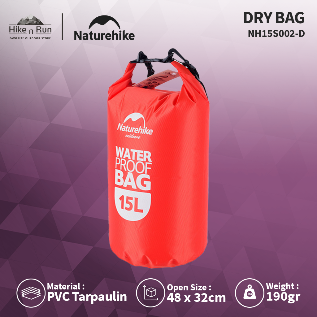 TAS ANTI AIR 15L NATUREHIKE NH15S002-D FITNESS DRY BAG