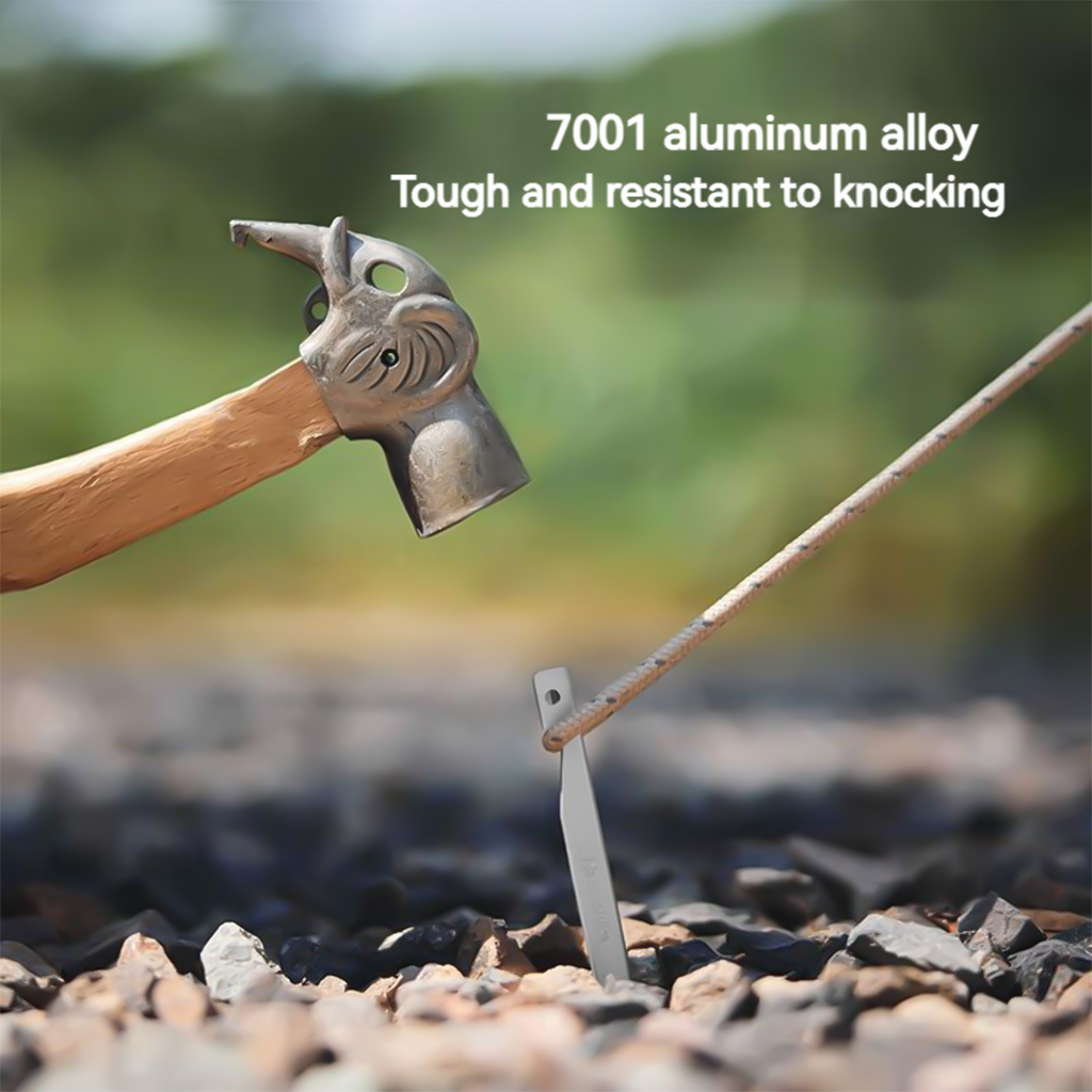 PASAK TENDA NATUREHIKE “V” CNH22ZP018 GROUND NAIL V-SHAPED ALUMINUM