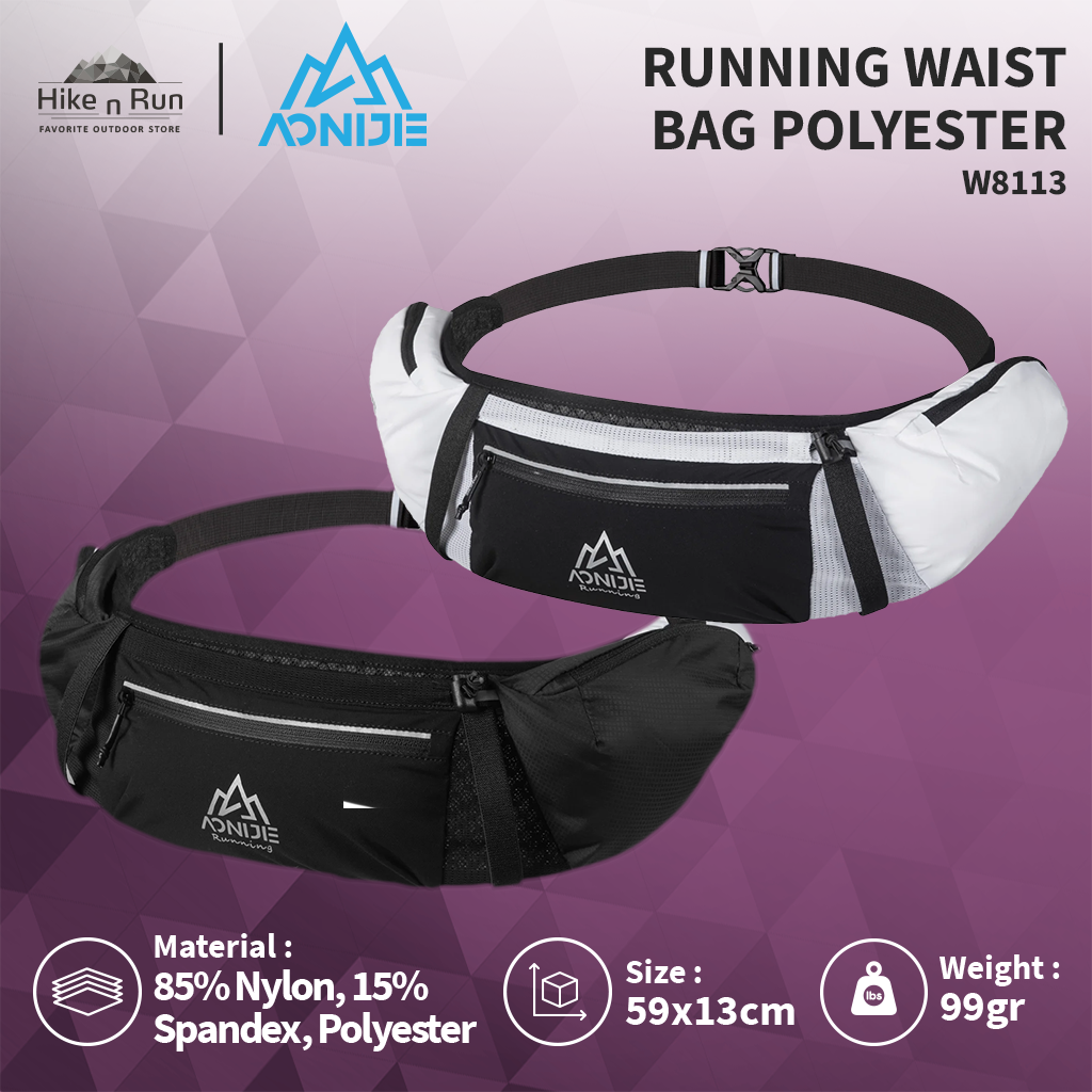 TAS PINGGANG POLYESTER AONIJIE W8113 RUNNING WAIST BAG