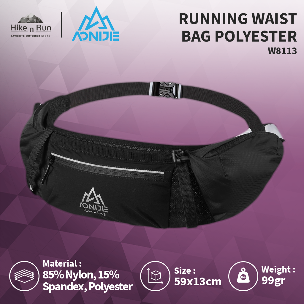 TAS PINGGANG POLYESTER AONIJIE W8113 RUNNING WAIST BAG