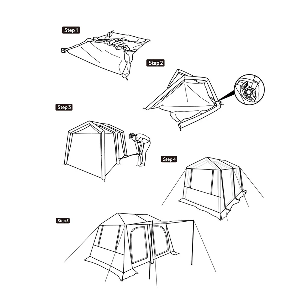 Tenda Village 8.5 Naturehike CNK2300ZP019 Air Inflatable Tent