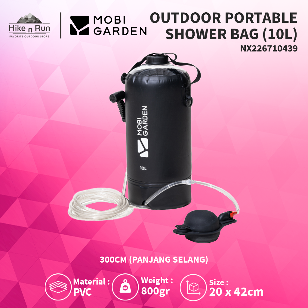 Shower Mandi Camping Mobi Garden NX226710 Outdoor Portable Shower Bag