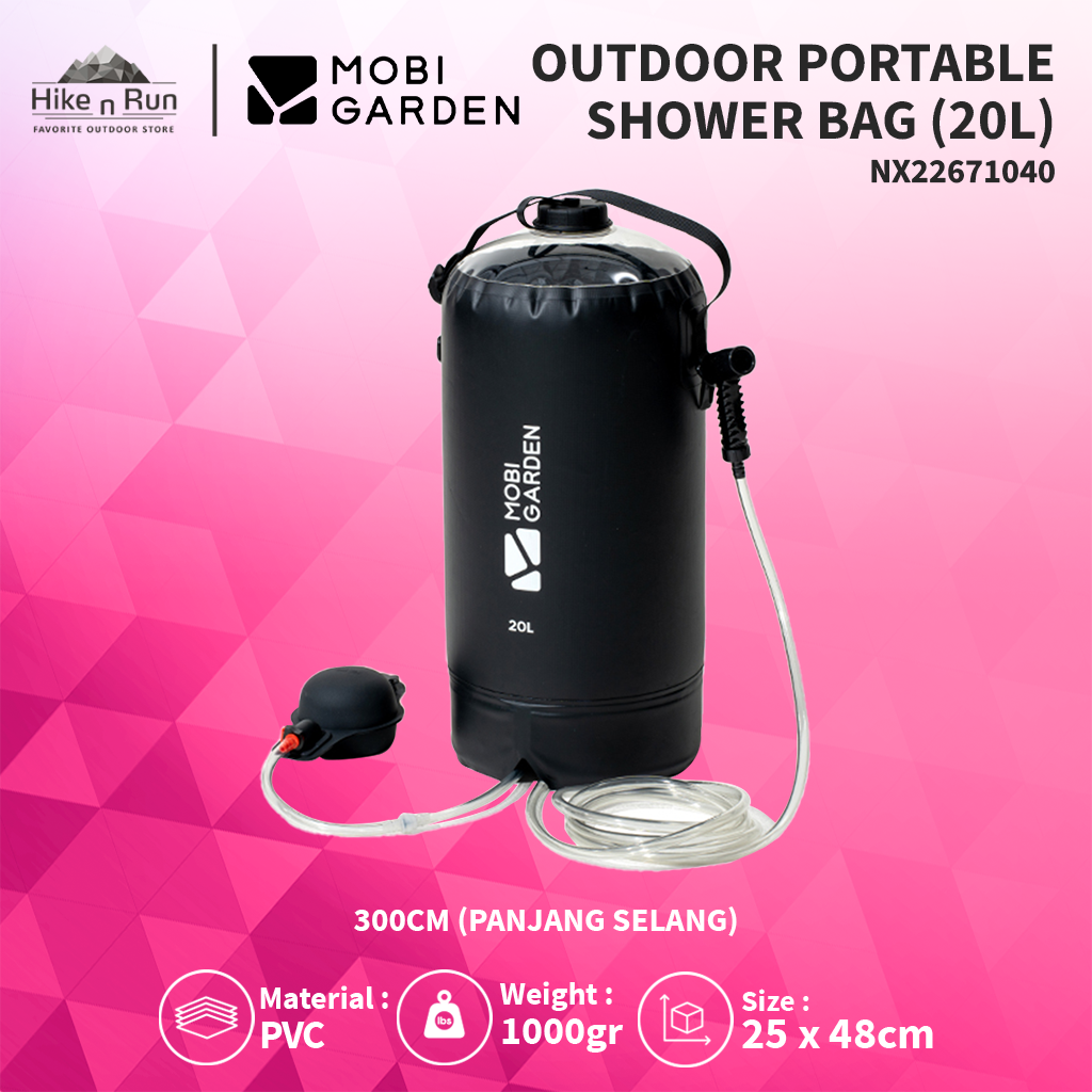 Shower Mandi Camping Mobi Garden NX226710 Outdoor Portable Shower Bag