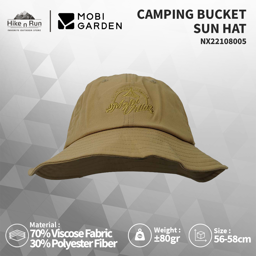 topi outdoor MOBI GARDEN NX22108005 camping bucket sun hat