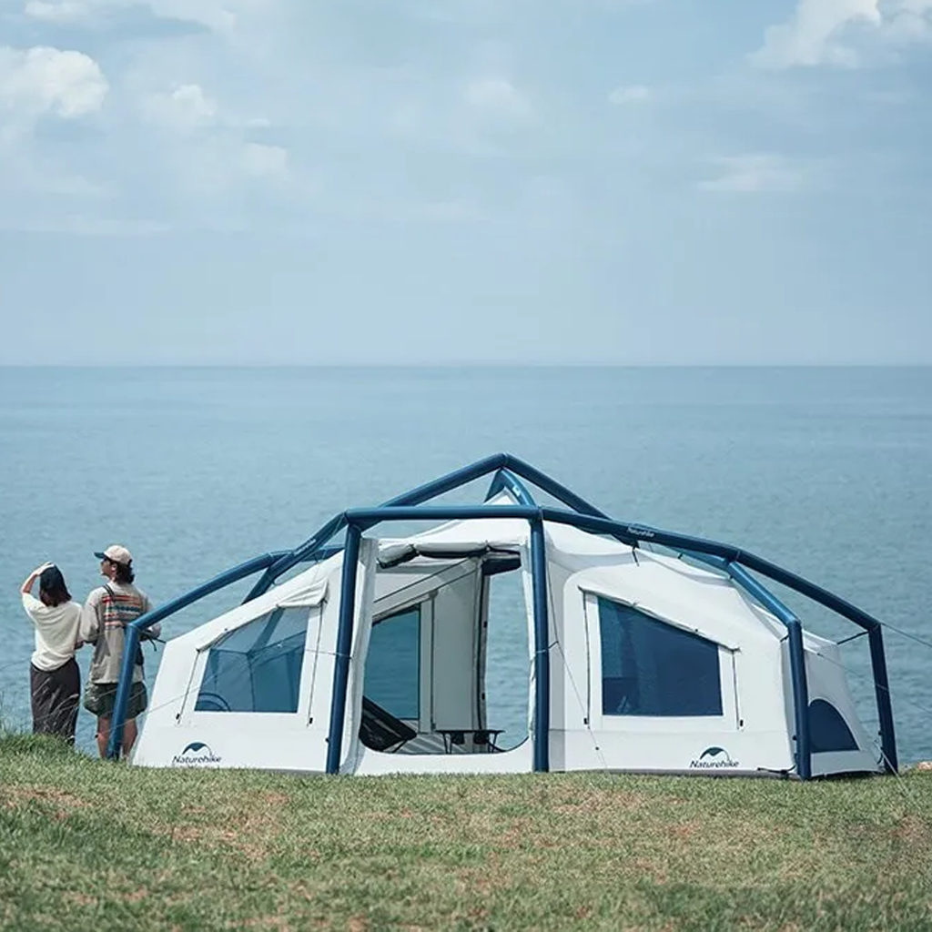 PREORDER!!! Tenda camping lingfeng air NATUREHIKE CNK2300ZP012 one bedroom and one living room inflatable tent