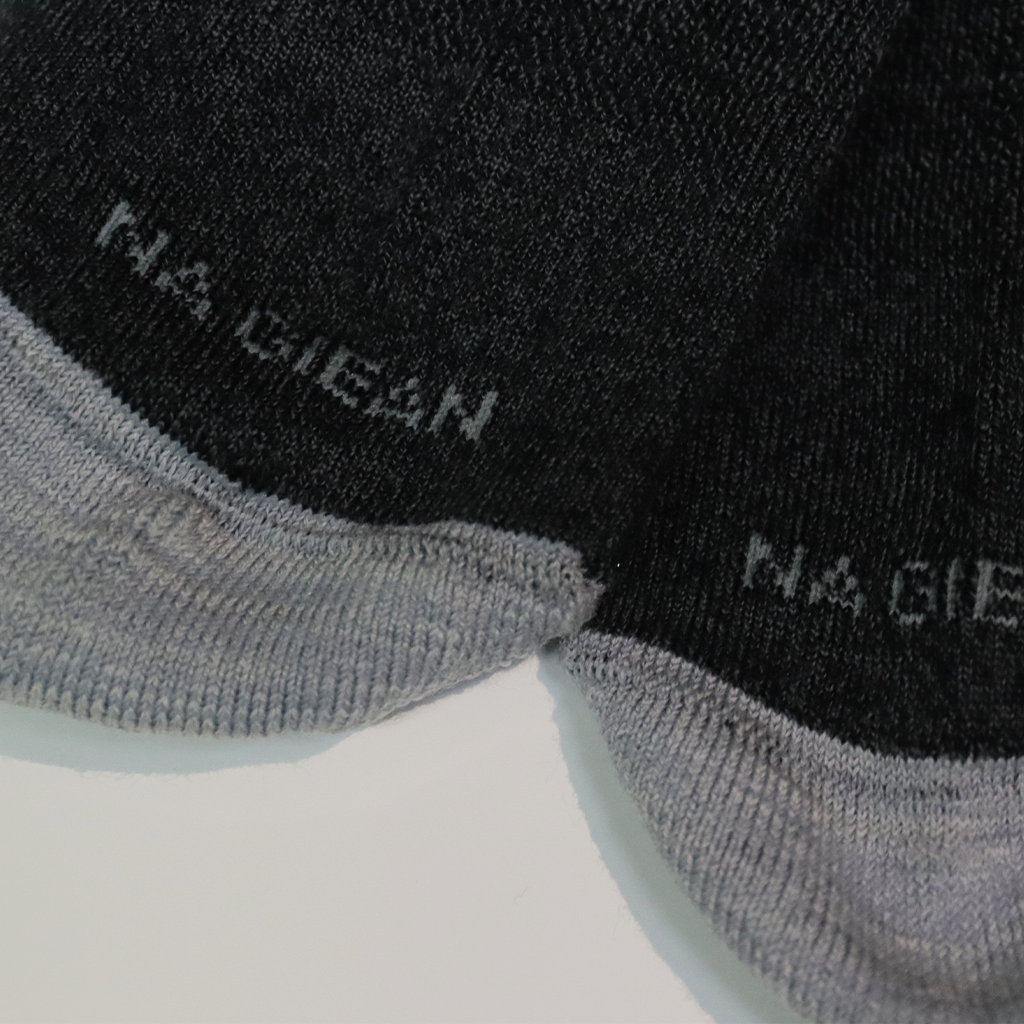 KAOS KAKI HIKING NAGIEAN BLACK NGSS0001 LONG MERINO SOCKS