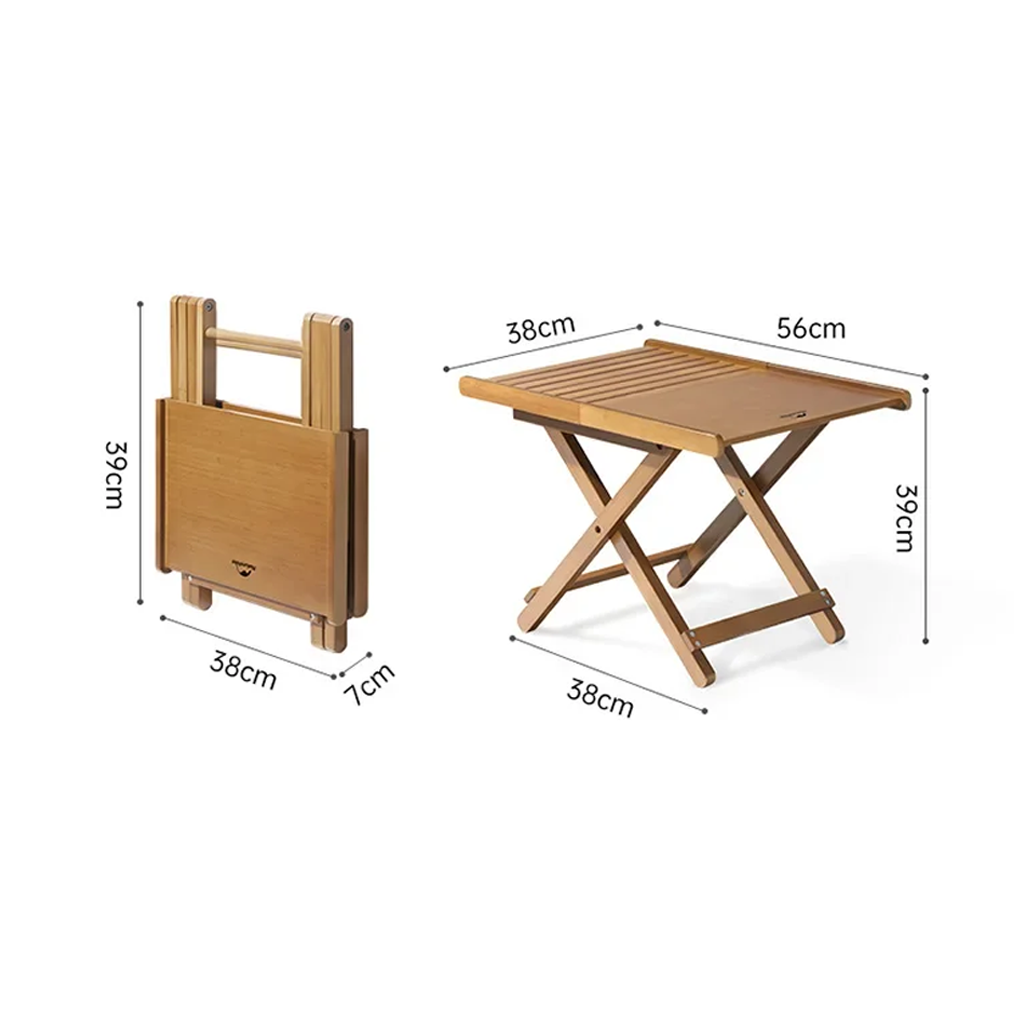 Meja Lipat Ringan Bamboo Naturehike CNK2300JJ010 Folding Table Lightweight