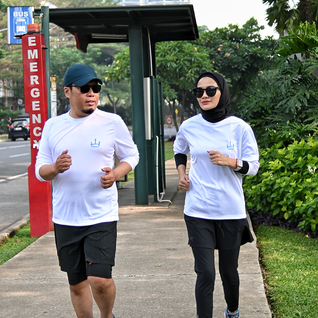 T-Shirt Lari Quick Dry Yamaru Running Shirt Anti Iritasi