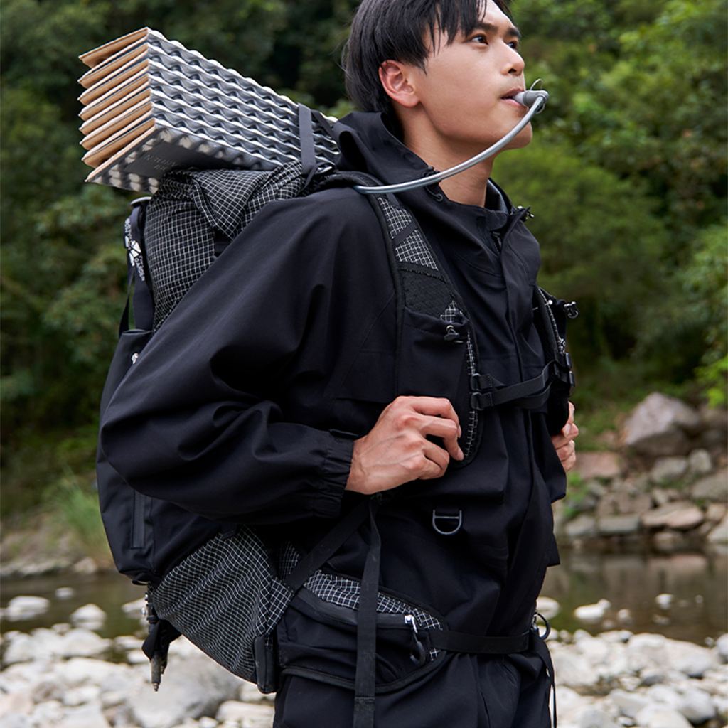 Mobi Garden Tas Ransel Mirage 48+8L Backpack Carrier Hiking MOBI GARDEN アウトドア リュック バッグパック大容量48 8Lレッド