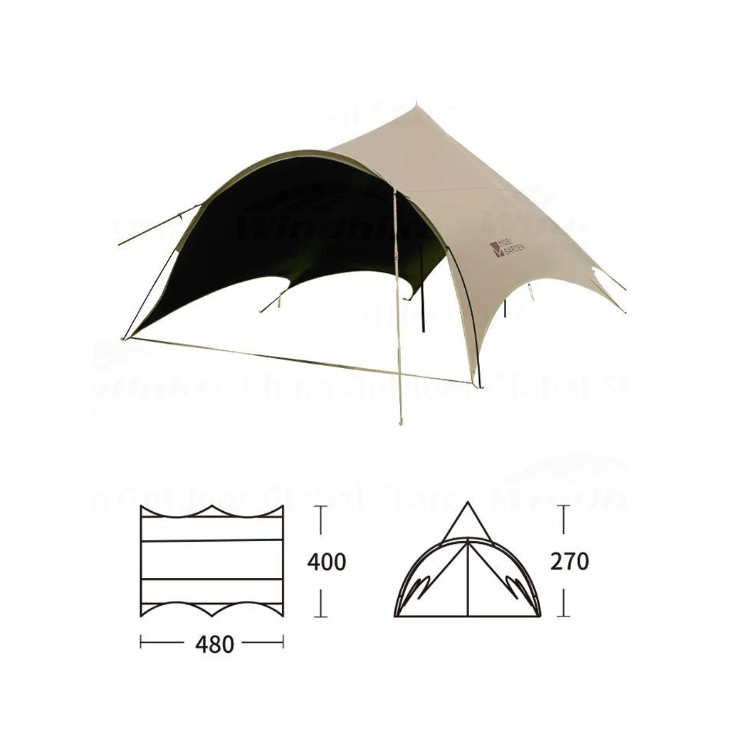 Tenda Kanopi Besar 10 Orang MOBI GARDEN NX23680011 Gt A270 Camping Canopy Tarp