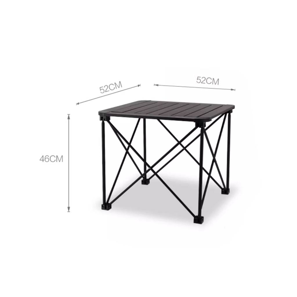 Meja Lipat MOBIGARDEN NX2066504 Square Aluminum Folding Table