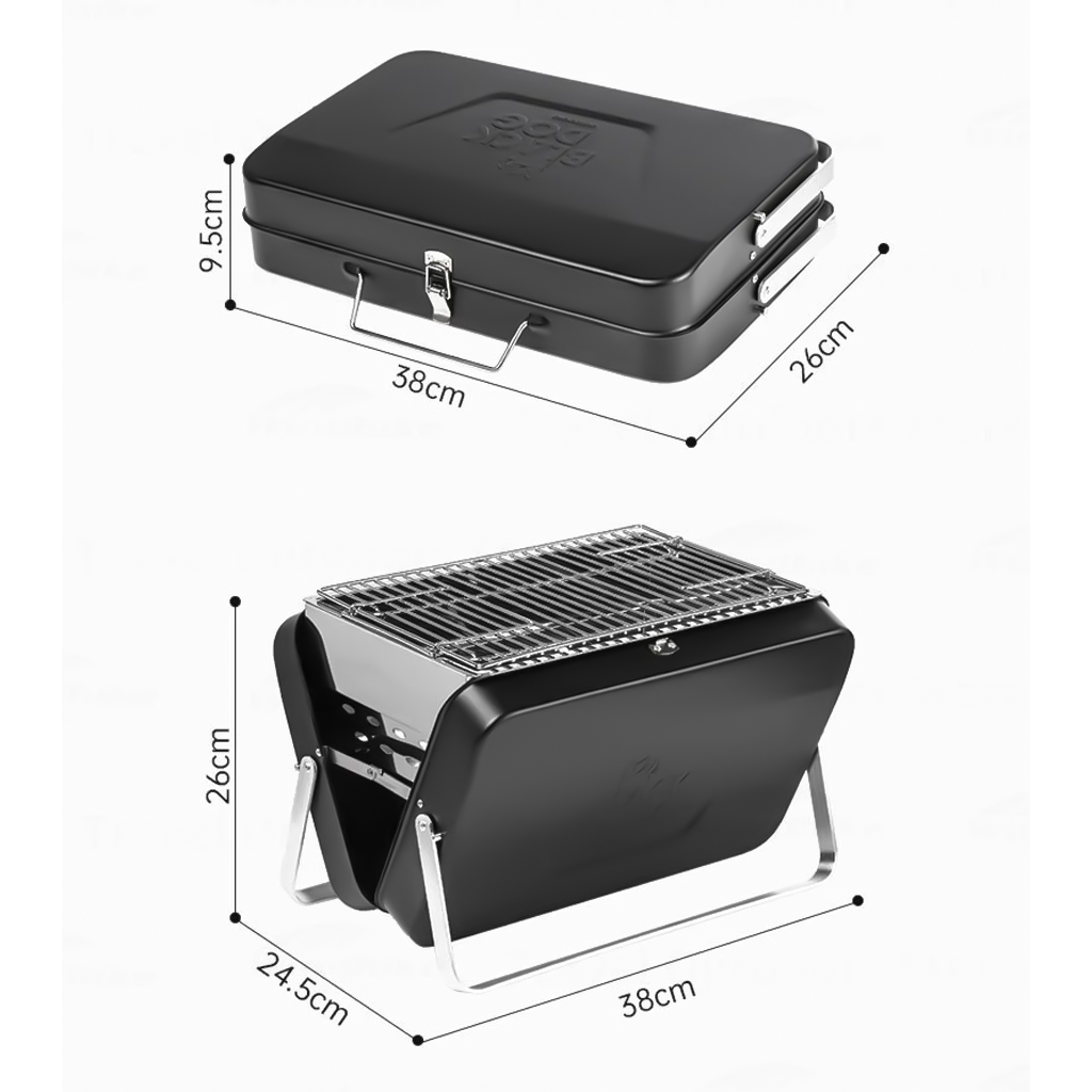 DISCONTINUE!!! Alat Panggang Lipat Blackdog BD-SKL001 Folding Bbq Grill