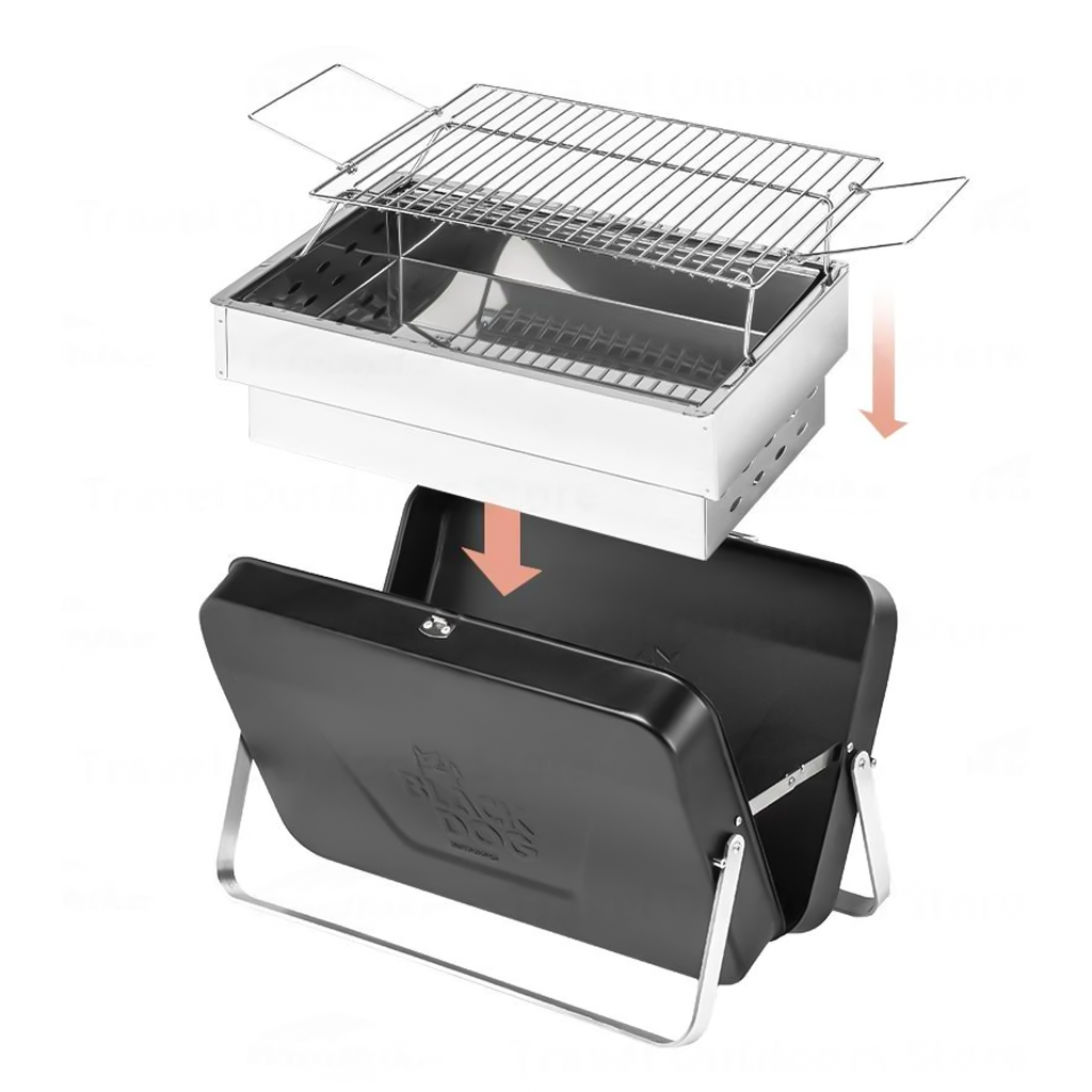 DISCONTINUE!!! Alat Panggang Lipat Blackdog BD-SKL001 Folding Bbq Grill