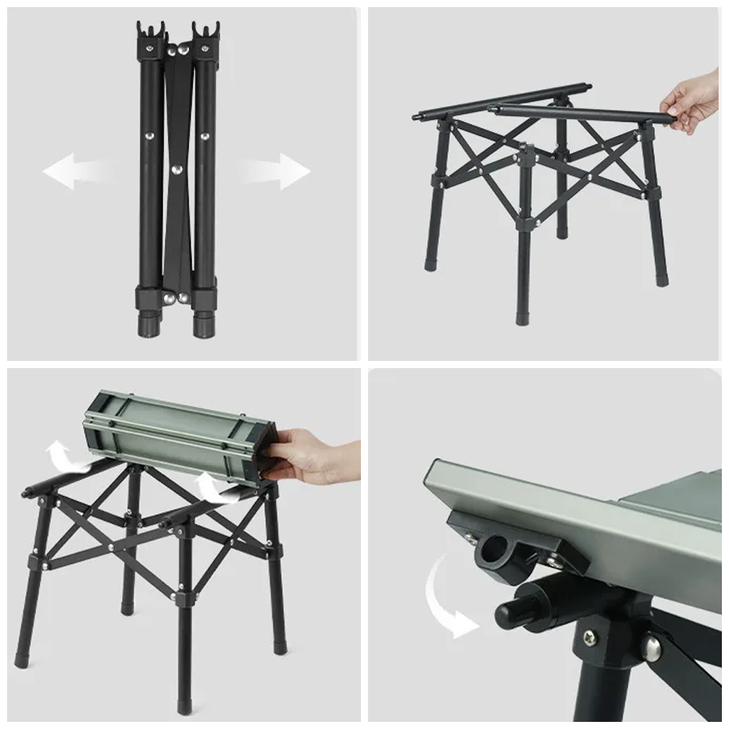 Meja Lipat Ringan Fangjian Outdoor Naturehike CNH22JU050 Folding Table Lightweight