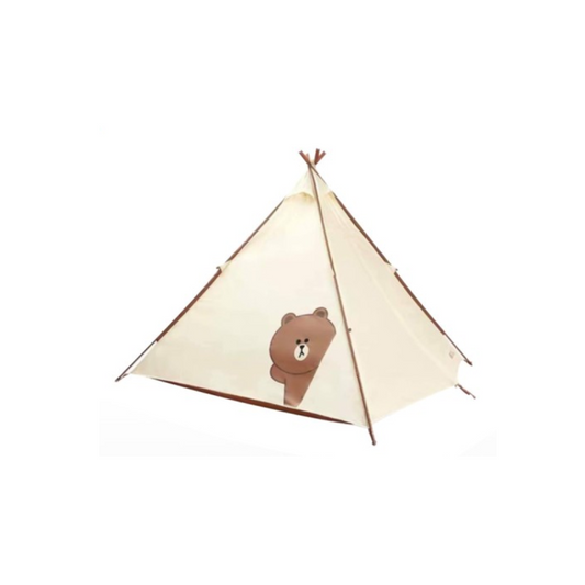 Tenda Glamping Mobi Garden NX21561001 Line Friends Indian Teepee Tent